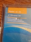 Speedo Solid Silicone Swim Cap Lime Green Junior Kids Ages 6-14 New W tags