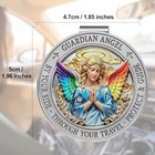 Guardian Angel Visor Clip  Colorful 3d Design Guardian Angel For Cars   Travel
