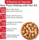 Premium Pizza Oven Accessories Kit - 6-piece Set For Home Pizza Makingcraper