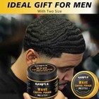 Natural Wave Pomade For Men Strong Hold  Easy Wash 360 Training Hair Cream  And