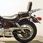 For Yamaha Virago Xv125 Xv250 Vstar 250 Route 66 Backrest Sissy Bar Luggage Rack