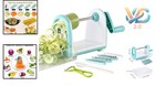 Blue Vegetable Spiralizer 5-blade Zucchini Noodle Maker With Suction Base