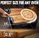Kitchenstar 16  Acacia Wood Pizza Peel     Extra Large Cutting   Serving Board