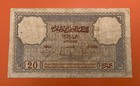 Rare 1931 Issue Morocco 20 Francs Banknote  Pick 18a 