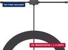 Police Radio Scanner Dipole Antenna 20-1300mhz Adhesive Mount Bnc Male    Vehicle