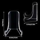 Acrylic Plate Stand Display Easel Holder 3    2 6    2 2 Inch   Clear Easel For Ph