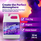 Fog Machine Liquid - 32oz Smoke Machine Fog Juice For Halloween Party  Medium