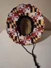 Delmarva Shorebirds Spicer Bros Promotional Straw Hat With Md Flag 
