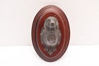 Antique Dog Dachshund Hound Metal Wall Hook Leash Coat Robe French Country Vtg