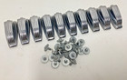 Set Of 10 Ludwig Large Classic Bass Drum Lugs Chrome With Screws
