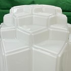 Vintage Art Deco Brass Milk Glass Ceiling Skyscraper Pendant Light Fixture