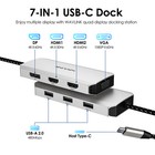 Quad Monitor Laptop Docking Station Dual 4k Hdmi  4k Dp  Vga For Macos windows