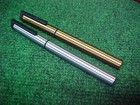 Lot  2  Vintage Sheaffer s Promo Silver   Gold Fountain Pens W   m  Nibs   Boxes