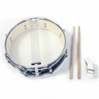 2 X Piccolo Snare Drum 13  X 3 5  Poplar Wood   Metal Shell Percussion Black