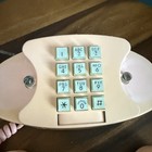 Vintage Pink Princess Push Button Desk Telephone Retro Decor Untested