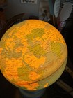 Vintage 8    Illuminated World Globe Lamp Light Up Desktop Tabletop Globe