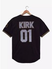 Star Trek Captain Kirk  mens 2x  U s s  Enterprise Baseball Jersey Boxlunch