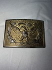Civil War Union Officer Federal Sword 1851 Eagle Wreath Vtg Belt Buckle Replica 