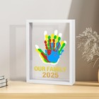Family Handprint Kit - Baby Hand And Footprint Kit  Adoption Gifts  White