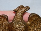Antique Bronze Eagle Flagpole Finial Topper - Large Patriotic American
