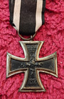 1914 German Ww1 Iron Cross Second Class With Ribbon Marked Mfh Iin Ring