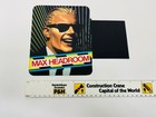 Coca Cola Max Headroom Store Advertising Shelf Sign Display Double-sided 1980   s