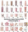 Starbucks Japan Sakura 2026 Reserve Roastery Tumbler Bottle Glass Mug Bearista