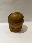 Rare 5 Piece Puzzle Millinery Unique Side Style Wood Hat Block Mold Form Vintage