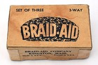 Braid-aid - Rug Braiding Braid Klamp With Original Box - Set Of 3 - 3-way