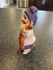 Vintage Ceramic Gnome With Fiddle Violin
