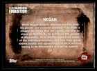2017 Topps Walking Dead Evolution Brown Parallel  100 Negan