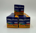 Kodak Elite Chrome 400 35mm 36 Exp Color Slide Film Expired 2000 Lot Of 5