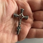 Thor s Hammer  Vintage Pewter Pendant  Swedish  Viking  Norse  Mythical Unisex