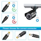 12v 5a Ac Power Supply Adapter 8 Way Splitter Cable For Cctv Security Camera Dvr