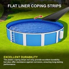 Flat Liner Coping Strips For Above Ground Pools     Overlap Pool Liner Clips