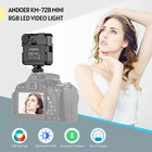 Andoer Mini Led Video Light Rgb Color Led Fill-in Light For Canon nikonso Ny