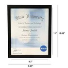 Mainstays 8 5  X 11  Black Document Frame Free Shipping