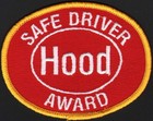 Vintage Uniform Patch Hood Dairy Milk Safe Driver Award New Old Stock N-mint 