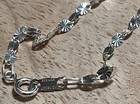 Taxco Silver Bracelet Starburst Dainty 925 Sterling Taxco Mexico Jewelry 7in 