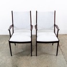 Mid Century Danish Modern Dining Chairs Set 2 Rosewood Johannes Andersen Vintage