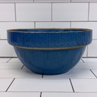 A d  Ruckel Picket Fence Stoneware Mixing Bowl  1910s   1930s