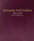 Whitman Prestige    Coin Album-kennedy Half Dollars  1997-2026 Date   Mintmark Set