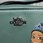 Disney X Coach Tiana Princess Mini Camera Crossbody Bag Green Leather 7 5x5 5x2   