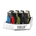 Scorch Torch 61679 Triple Torch Lighter Auto-open With Cigar Punch