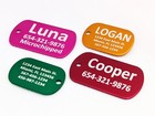 Custom Engraved Personalized Pet Tags Double Side Military Id Dog Cat Tag