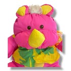 Fisher Price Wild Puffalump Pink Rhino Plush Stuffed Animal Vtg1987 Hawaiian