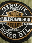         5 Inch Round Embroidered Harley Davidson Iron On Patch    Looks Amazing