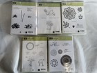 Stampin Up Retired Thank You Kindness Cling Mount Stamp Sets Excellent Condition