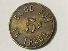 Hammond  Indiana  Kriegers Saloon Listed Trade Token