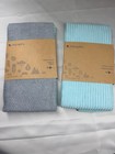 Norwex 3 Pc Set Kitchen Towel  Cloth  Channel Kitchen Towel Mint  graphite New